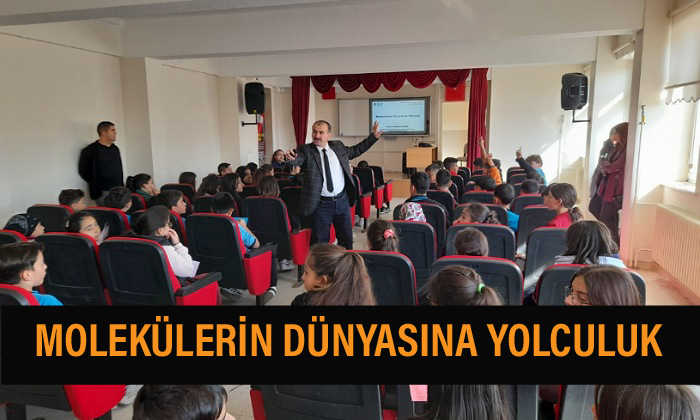 Moleküllerin dünyasına kısa bir yolculuk yaptılar