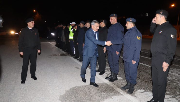 Yozgat Valisi Mehmet Ali Özkan, İl Jandarma Komutanlığı’nı Ziyaret Etti