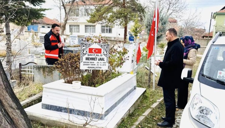 Mehmet Ünal’ın Şehadetinin Senei Devriyesinde Anlamlı Ziyaret