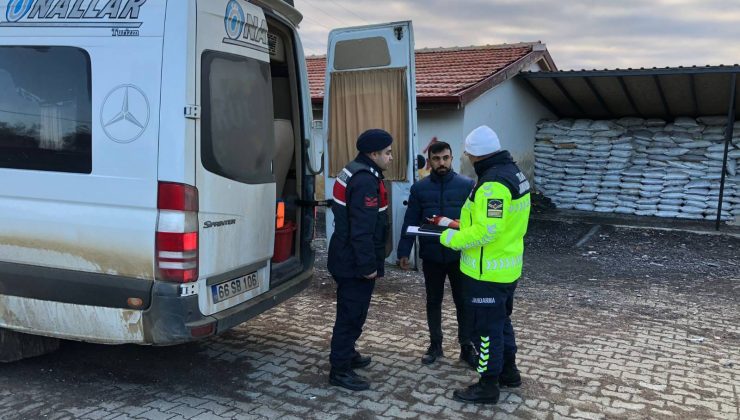 Yozgat İl Jandarma Komutanlığı’ndan, Okul Servisleri Denetlendi