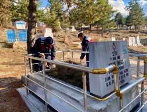 Saraykent İlçe Jandarma Komutanlığı’ndan Şehit Kabristanları Denetlendi