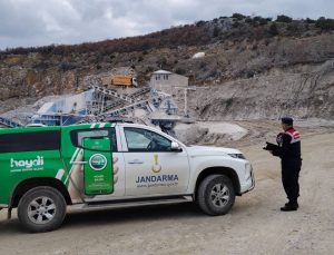 Yozgat İl Jandarma Komutanlığı’ndan Taşocağı Denetimi Yapıldı