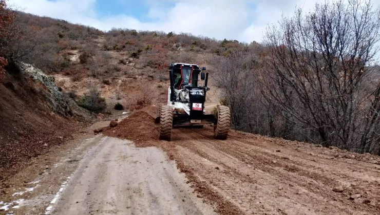 Saraykent İlçesi Saray Köyü Yolunda Yol İyileştirme Çalışmaları Devam Ediyor