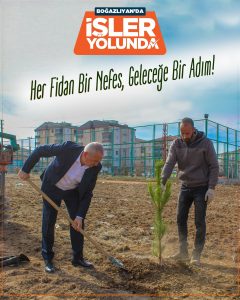 Boğazlıyan Belediye Başkanı Gökhan Coşar, ilçenin çevre düzenlemesi ve yeşillendirilmesi