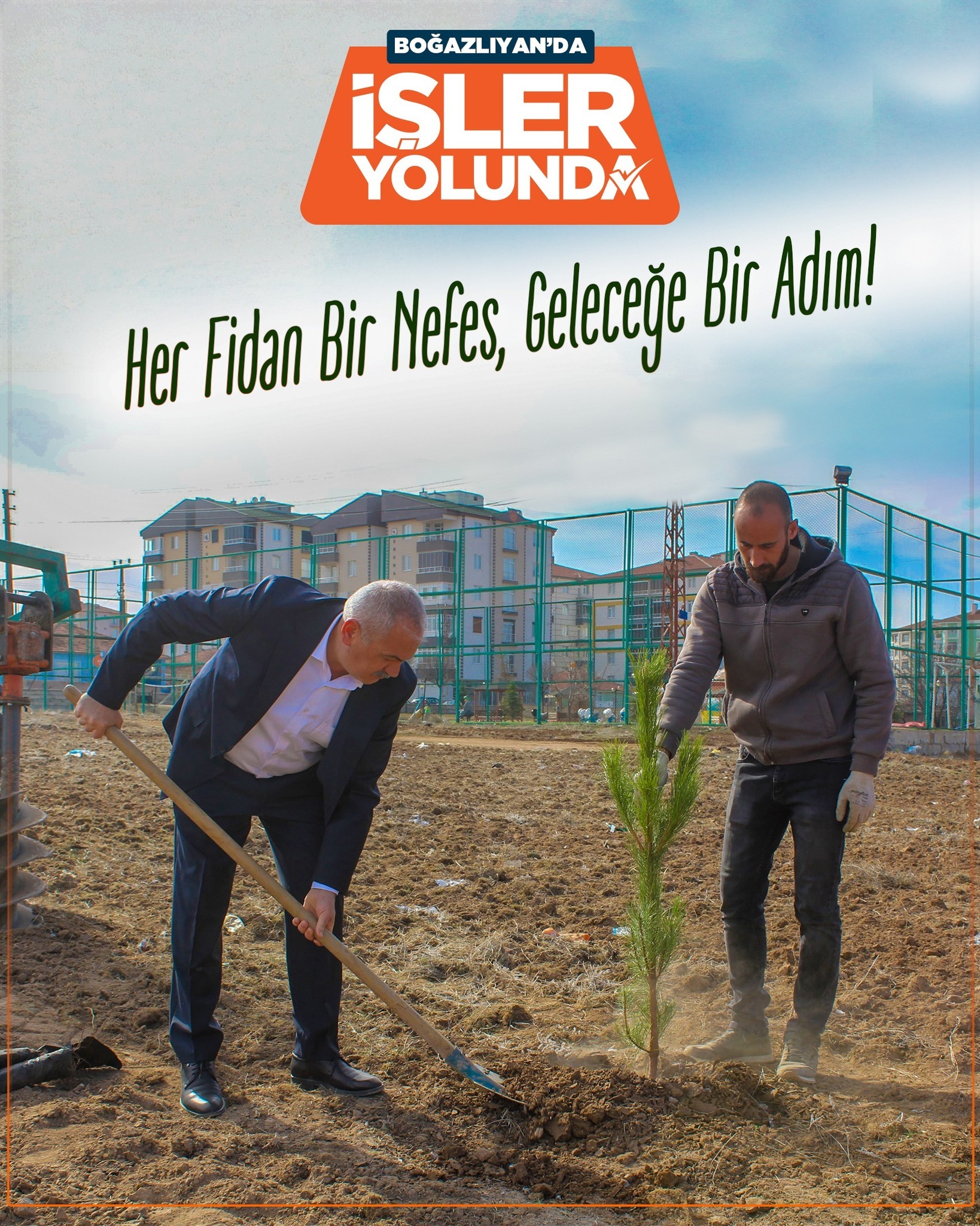 Boğazlıyan Belediye Başkanı Gökhan Coşar, ilçenin çevre düzenlemesi ve yeşillendirilmesi