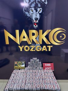 Yozgat Lisesi Kavşağı’nda, Narkotik Suçlarla Mücadele Şube Müdürlüğü ekipleri tarafından