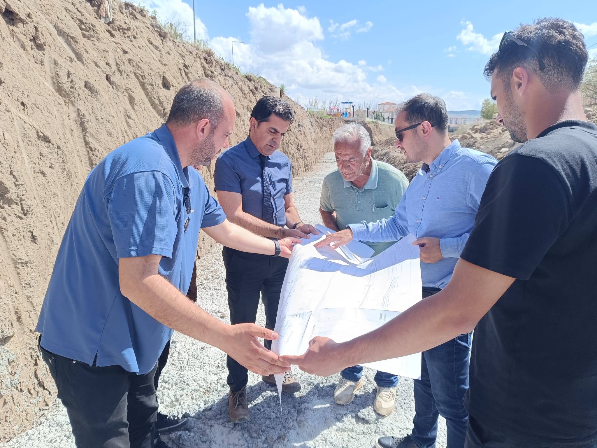 DSİ tarafından Sorgun’da sürdürülen Delibaş 3. Kısım Taşkın Kontrol Kanalı