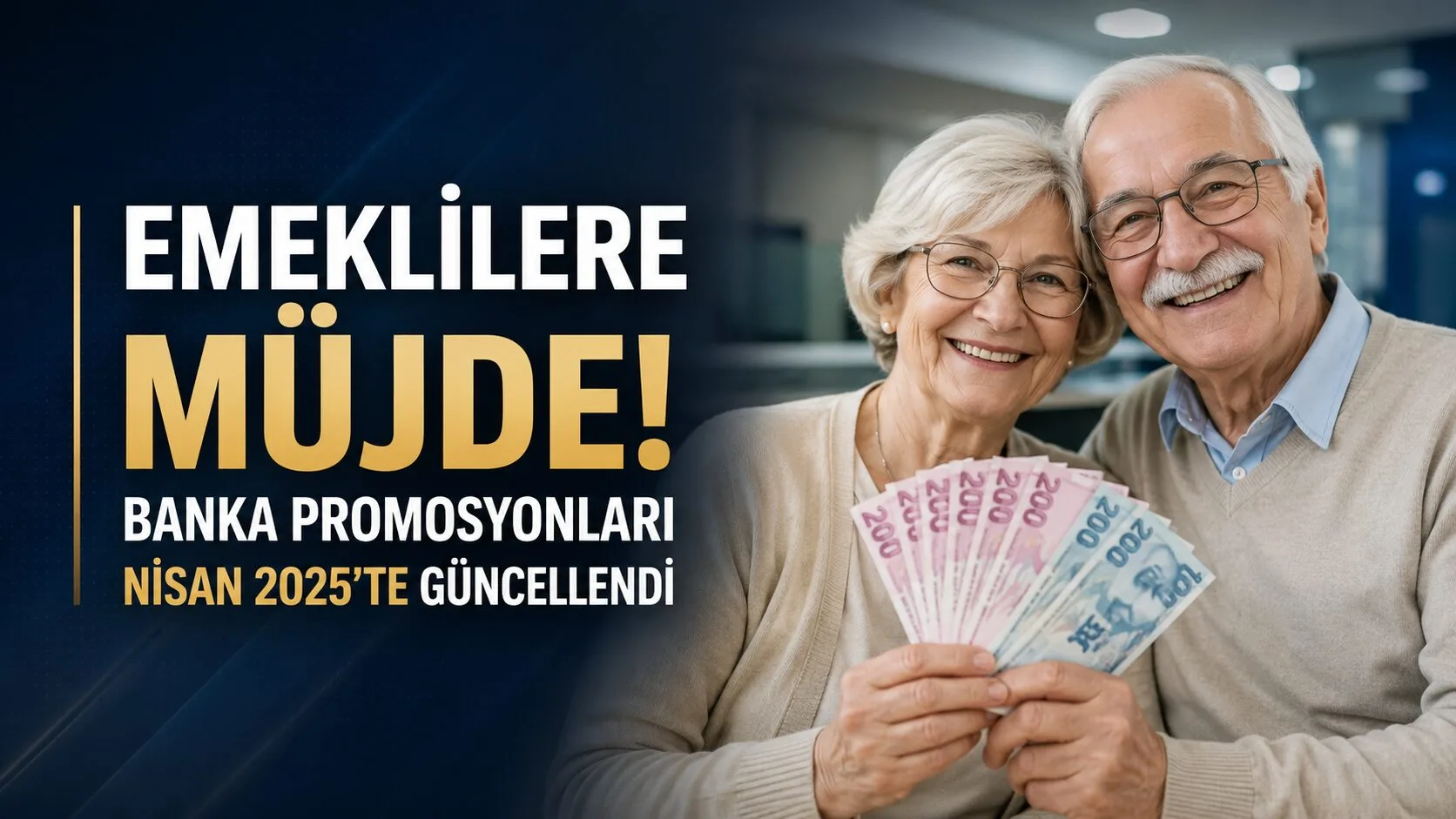 Nisan 2025 itibarıyla bankalar, maaşını taşıyan emeklilere 21.000 TL’ye kadar