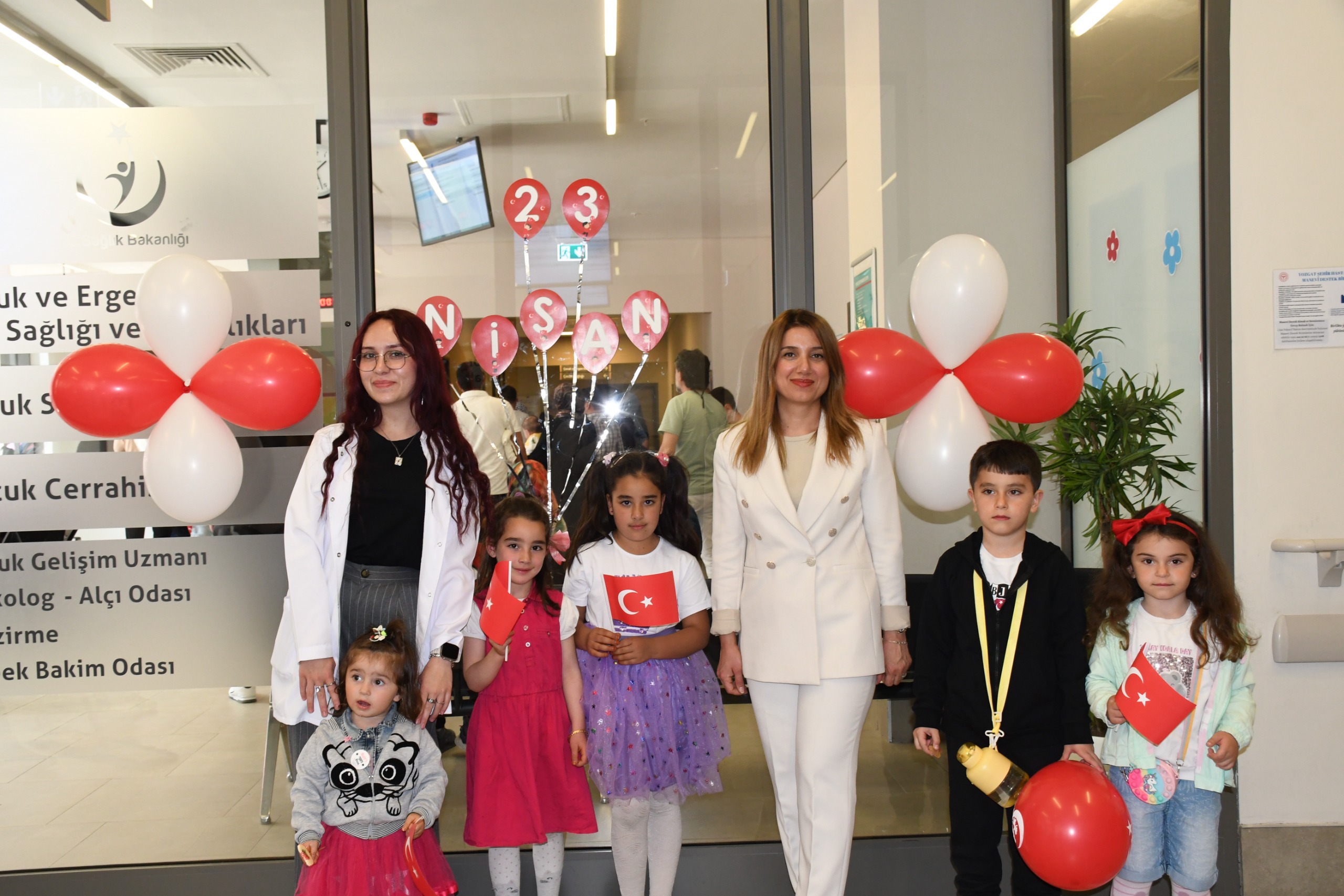 Yozgat Şehir Hastanesi’nde 23 Nisan Ulusal Egemenlik ve Çocuk Bayramı,