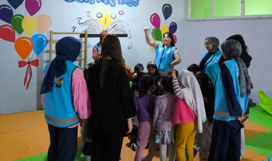 Yozgat Sarıkaya’da TDV Yurdu’nda kalan üniversite öğrencileri, “Ekibini kur, İyiliğe