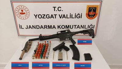 Yozgat-Yerköy ilçesinde yapılan operasyonda, ormanlık alanda yakalanan (S.Ş.) isimli şahsın