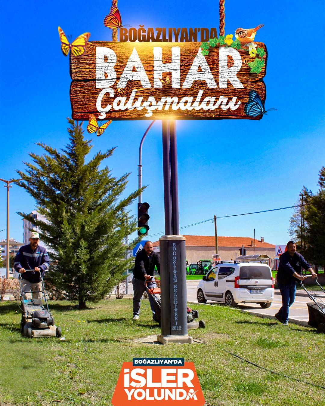 Boğazlıyan Belediye Başkanı Gökhan Coşar, ilçedeki çevre düzenleme ve peyzaj