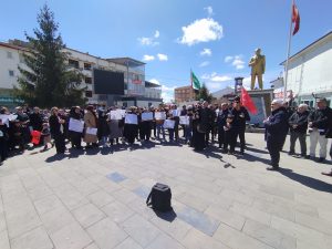 Boğazlıyan Gönüllüleri Platformu tarafından, İsrail’in Filistin’e yönelik saldırılarına tepki göstermek