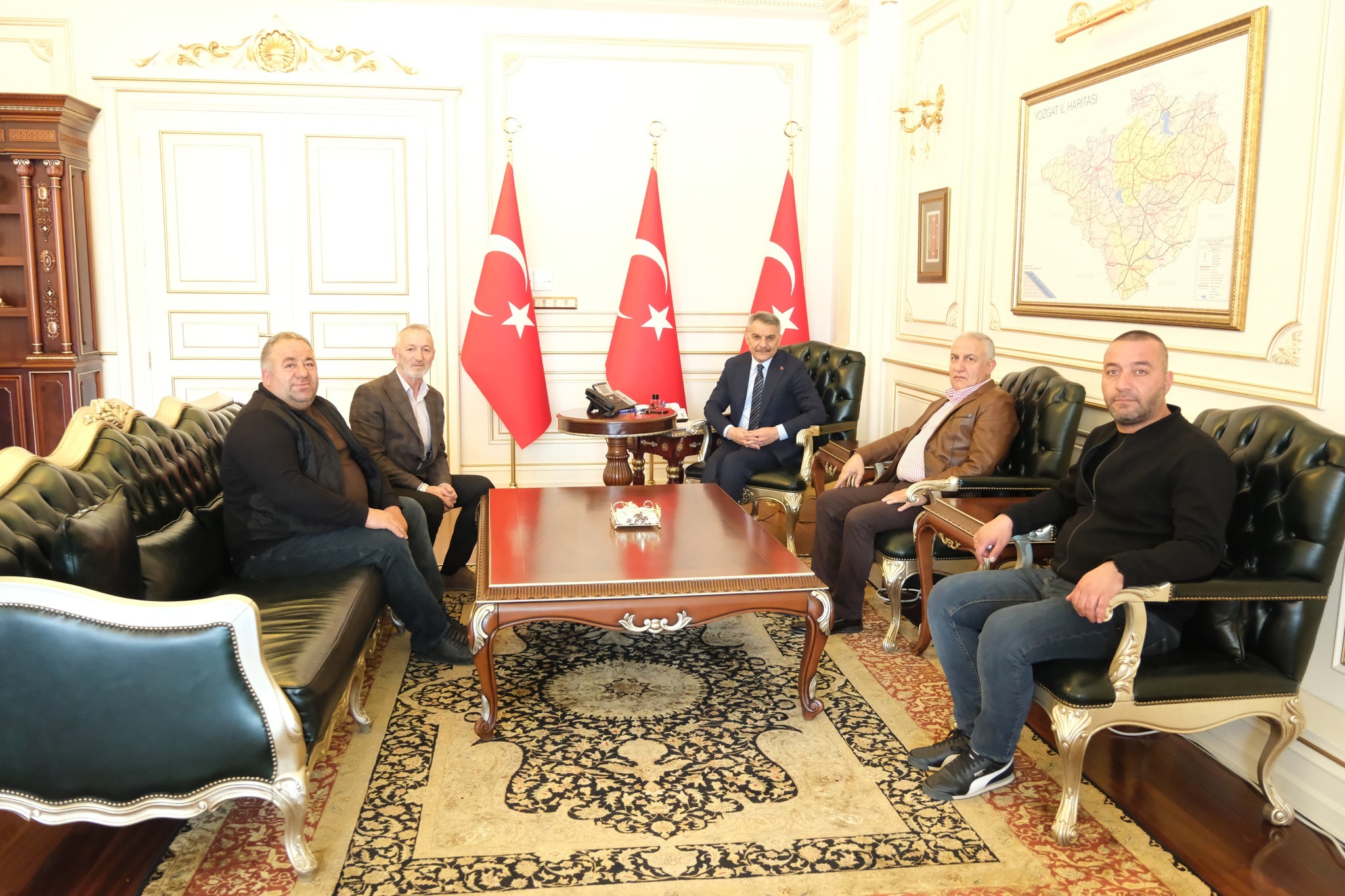 Boğazlıyan Motorlu Taşıyıcılar Kooperatifi Başkanı Köksal Kılıçaslan ve Yozgat Esnaf