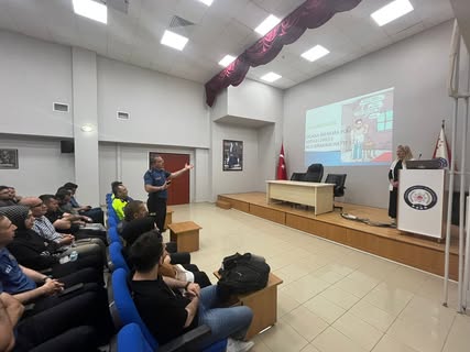 Yozgat Merkez Toplum Sağlığı Merkezi personelleri tarafından Emniyet Müdürlüğü personeline