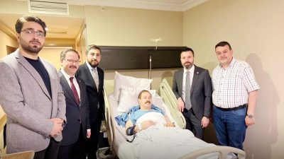 AK Parti Yozgat Milletvekili Süleyman Şahan, rahatsızlanan milletvekili arkadaşı Abdulkadir