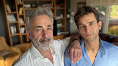 Ünlü oyuncular Arzum Onan ve Mehmet Aslantuğ’un oğlu Can Aslantuğ,