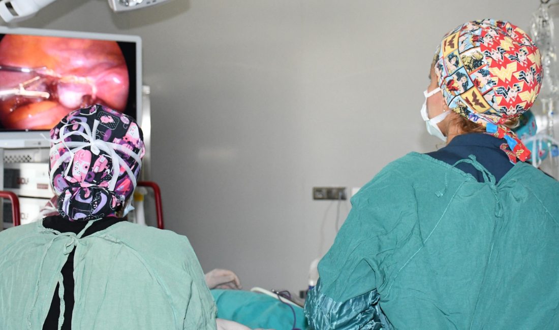 Yozgat Şehir Hastanesi’nde 30 yaşındaki bir kadın hastadan 20 santimetrelik