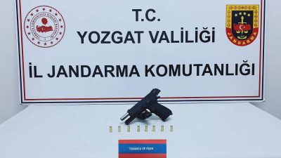 Yozgat Merkez İlçesi’ne bağlı bir köyde havaya ateş açtığı belirlenen