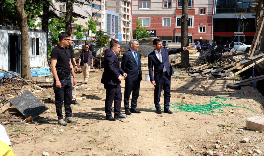 Yozgat Valisi Mehmet Ali Özkan, Sarıkaya ilçesini ziyaret ederek inşaatı