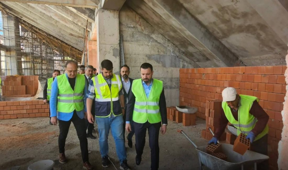 AK Parti Yozgat Milletvekili Süleyman Şahan, yapımı devam eden Yozgat