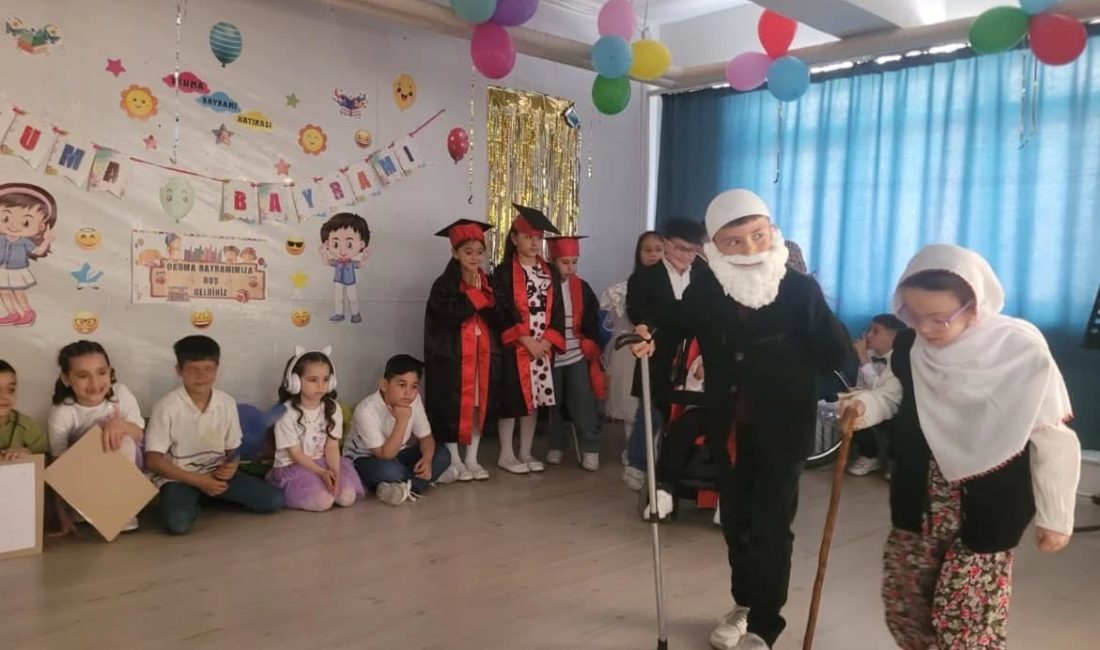 Milli Egemenlik İlkokulu 1/F sınıfı öğrencilerinin düzenlediği Okuma Bayramı Şenliği