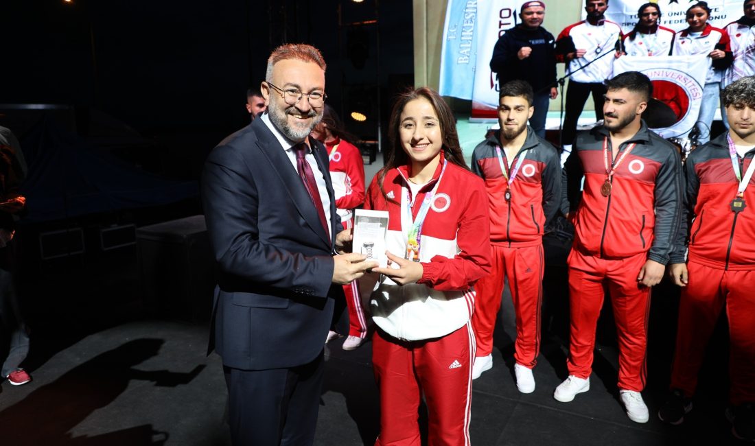 Üniversiteler arası sportif müsabakalarda derece elde eden Yozgat Bozok Üniversitesi