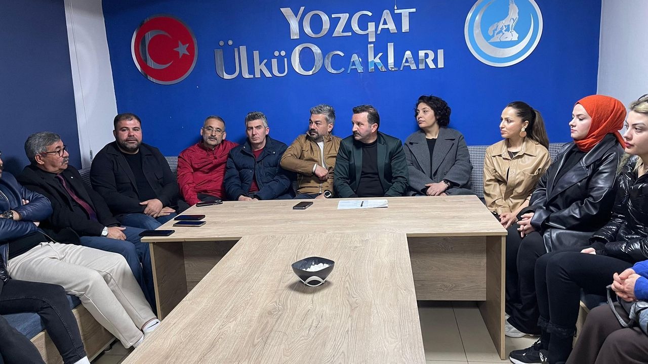 Ülkü Ocakları Yozgat İl Başkanlığı, aylık yönetim kurulu toplantısında teşkilat