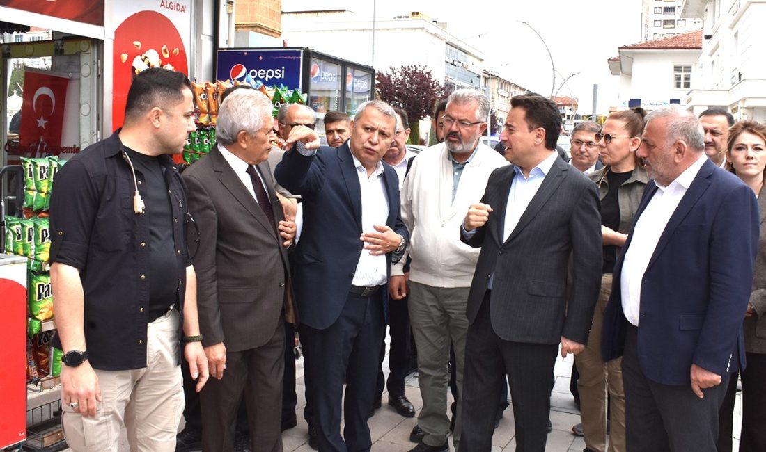 DEVA Partisi Genel Başkanı Ali Babacan, Yozgat’ta esnaf ziyaretleri gerçekleştirdi,