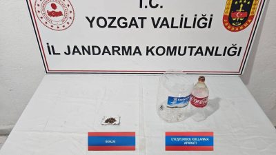 Yozgat İl Jandarma Komutanlığı ekiplerince düzenlenen operasyonda, ormanlık alanda bonzai