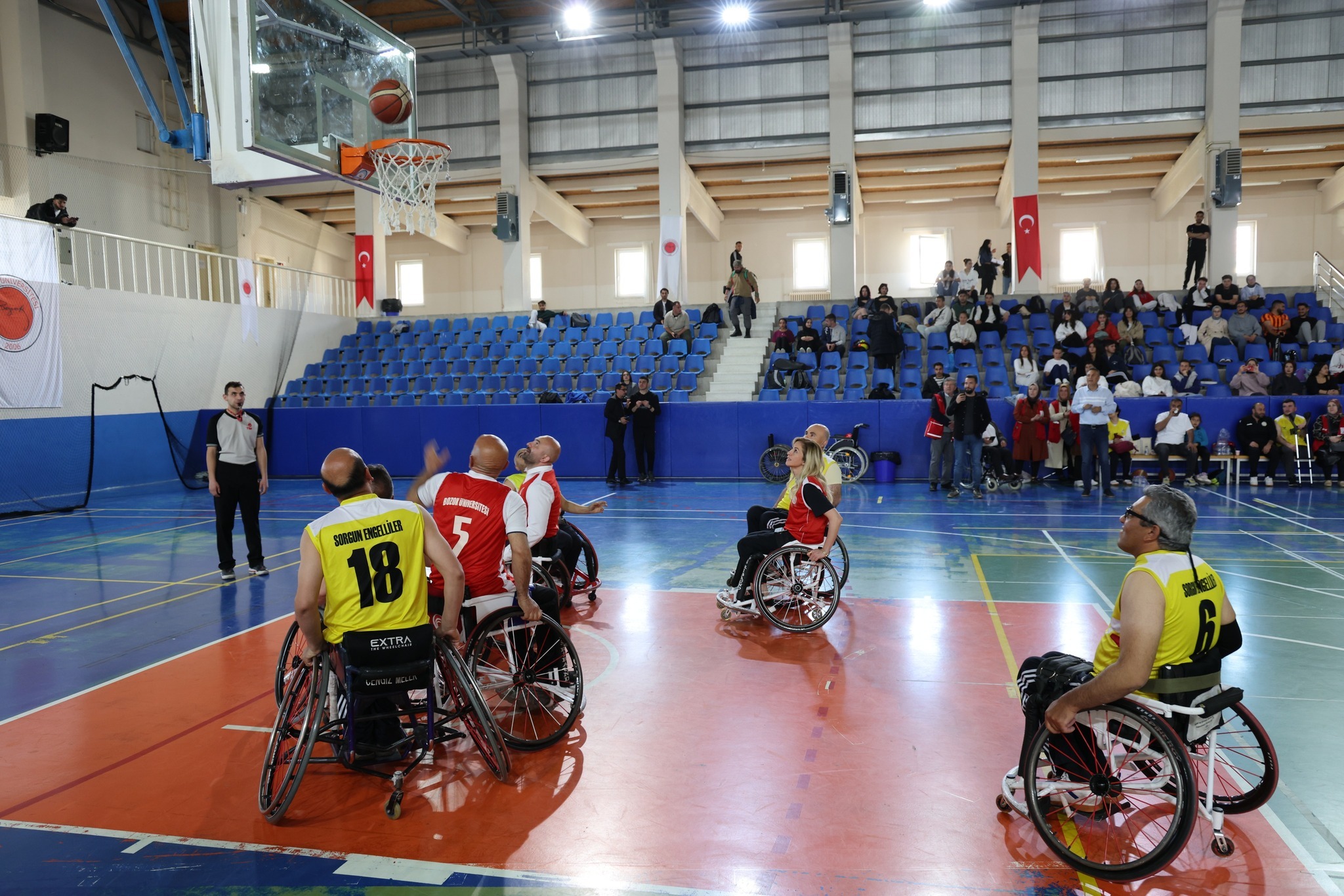 Bozok Üniversitesi ile Sorgun Engelliler Umut Spor Kulübü arasında oynanan