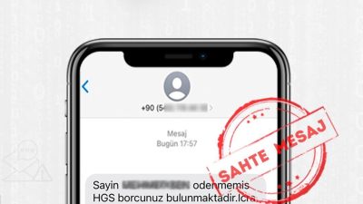 Yozgat Valiliği, sahte HGS borcu mesajlarıyla vatandaşların dolandırılmaya çalışıldığını belirterek,
