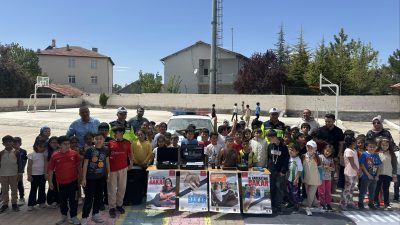 Boğazlıyan Gazipaşa İlk/Ortaokulu’nda, Trafik Haftası kapsamında öğrenciler, trafik güvenliği ve