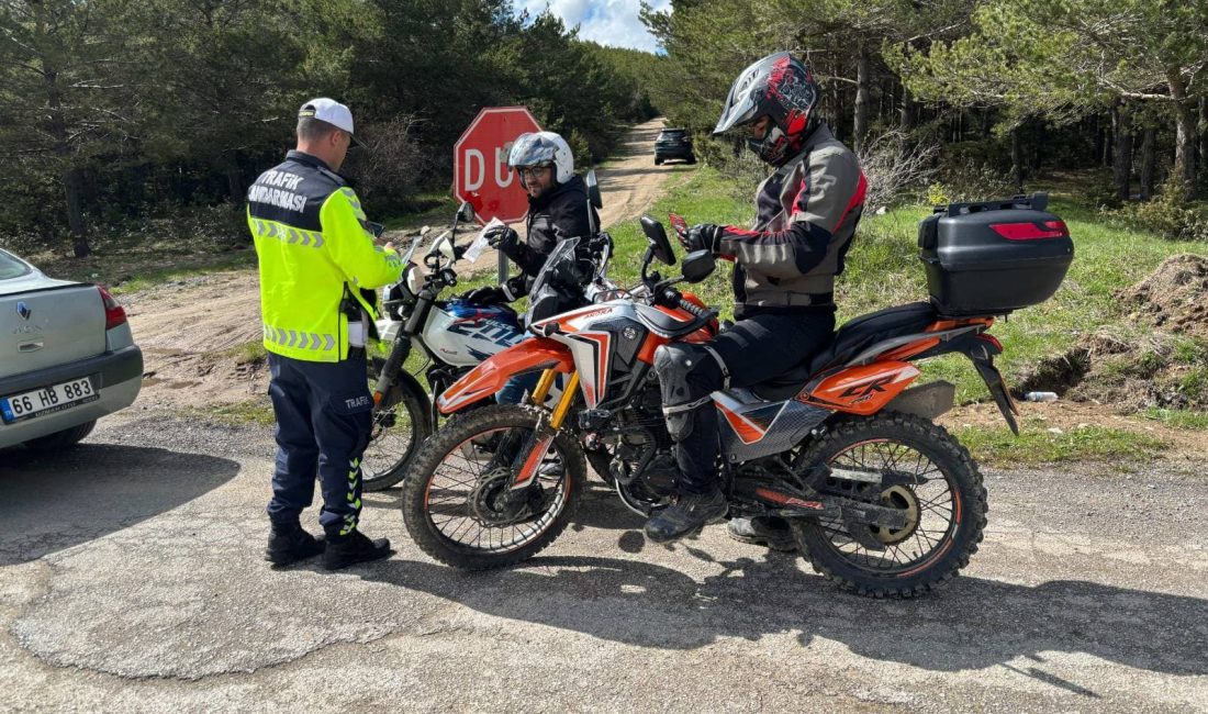 Yozgat İl Jandarma Komutanlığı, Trafik Haftası etkinlikleri kapsamında motosiklet sürücülerine
