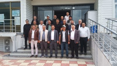 Yenipazar Belediye Başkanı Mustafa Özer, Kayseri Pancar Ekicileri Kooperatifi Başkanı