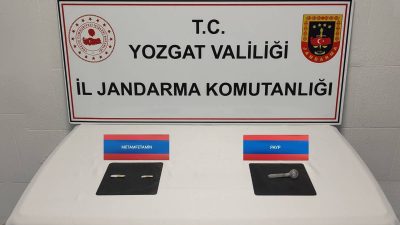 Yozgat’ta Jandarma ekiplerinin gerçekleştirdiği yol kontrolü sonucu, il dışından uyuşturucu