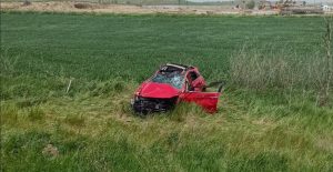 Dişli köyü kavşağı mevkiinde meydana gelen kazada 4 kişi yaralandı.