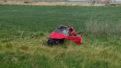 Dişli köyü kavşağı mevkiinde meydana gelen kazada 4 kişi yaralandı.