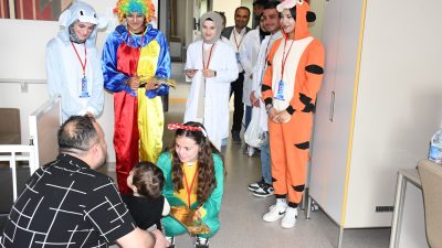 YOBÜ Çocuk Gelişimciler Topluluğu, Yozgat Şehir Hastanesi’nde tedavi gören çocuklara