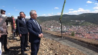 Yozgat’ın en güzel seyir noktalarından biri olan Nohutlu Tepe’de bungalov