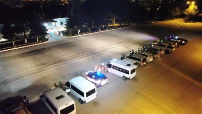 Yozgat İl Emniyet Müdürlüğü’nün gerçekleştirdiği “Bozok-35 Huzur Uygulaması” kapsamında 2.354