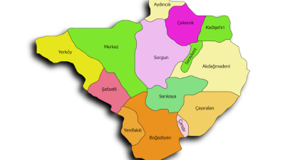 Yozgat’a bağlı 14 ilçenin kaymakamları ve 2024 yılına ait nüfus