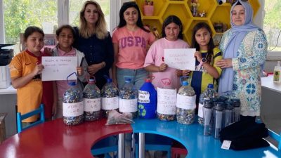 Yozgat Bozok 15 Temmuz Şehitler İlkokulu 4-B sınıfı öğrencileri, topladıkları