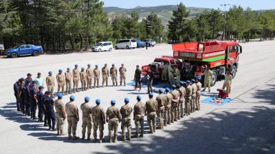 Yozgat’ta 2025 yılı orman yangınlarıyla mücadele kapsamında İl Jandarma Komutanlığı