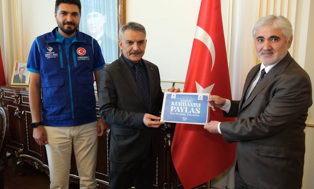 Yozgat Valisi Mehmet Ali Özkan, Türkiye Diyanet Vakfı’nın “Vekaletle Kurban”