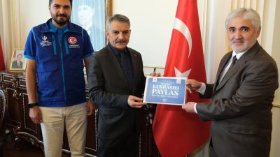 Yozgat Valisi Mehmet Ali Özkan, Türkiye Diyanet Vakfı’nın “Vekaletle Kurban”