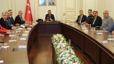 Yozgat Valisi Mehmet Ali Özkan başkanlığında düzenlenen Kent Güvenlik Danışma