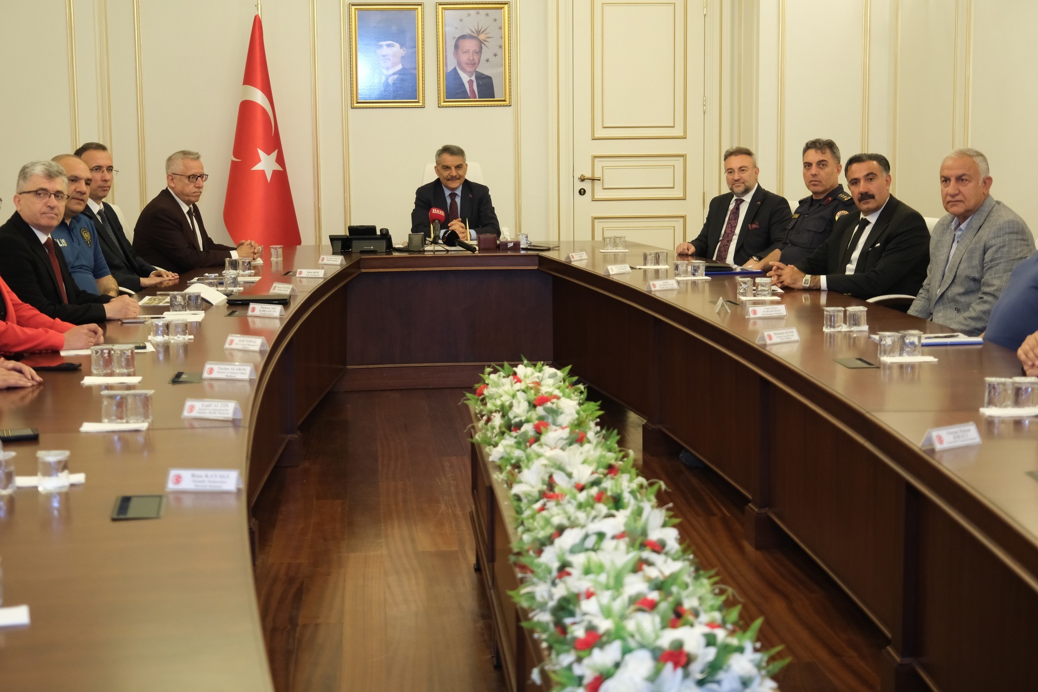 Yozgat Valisi Mehmet Ali Özkan başkanlığında düzenlenen Kent Güvenlik Danışma