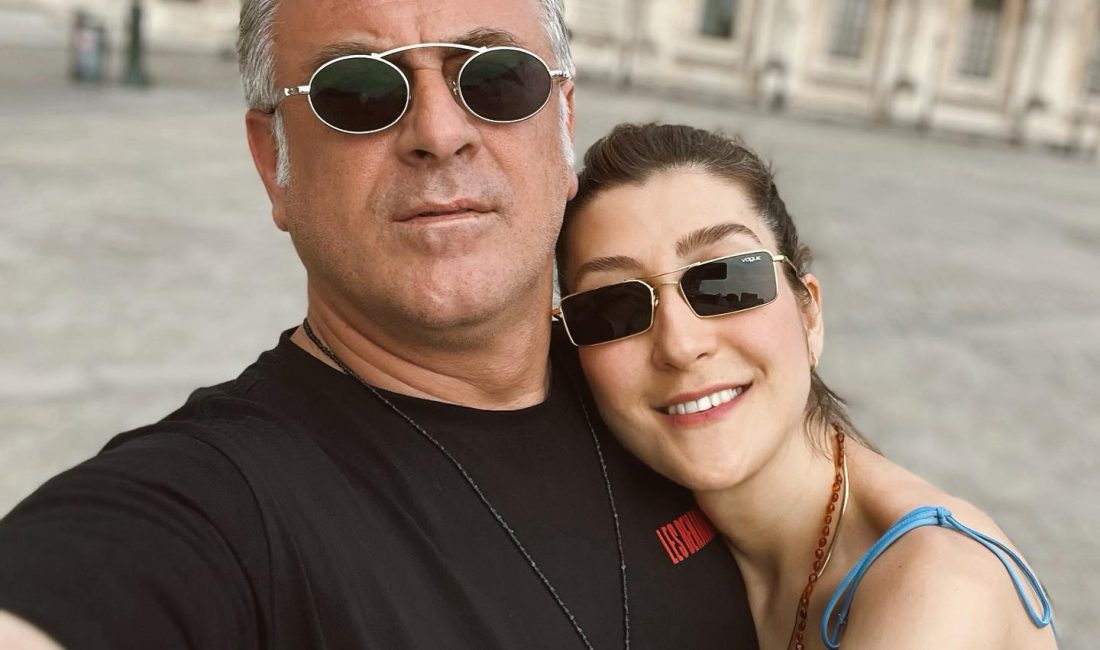 Ünlü oyuncu Turgut Tunçalp ve eşi İlayda Atmaca, oğulları Pamir’i