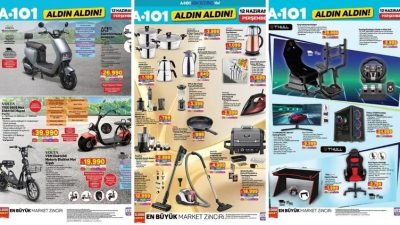 A101, 12 Haziran Perşembe günü başlayacak yeni aktüel kataloğunda yazın